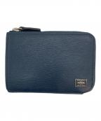 PORTERポーター）の古着「CURRENT COIN & PASS CASE」｜ネイビー