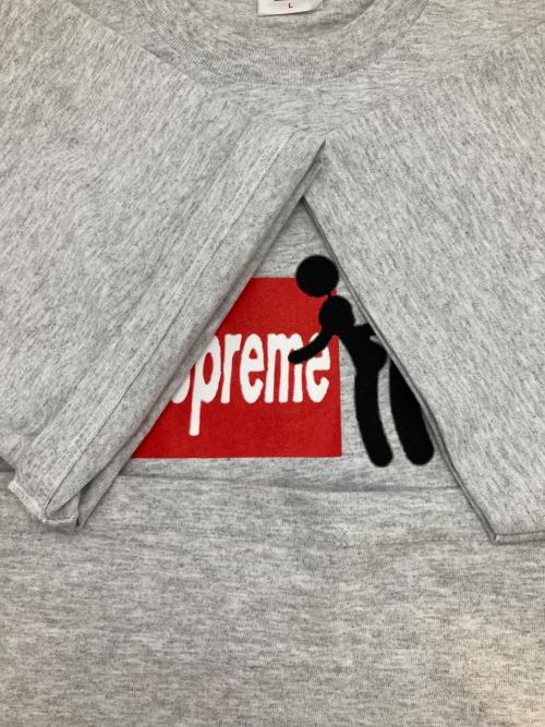 SUPREME（シュプリーム）SUPREME (シュプリーム) Stick tee グレー サイズ:L 未使用品の古着・服飾アイテム