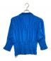 ISSEY MIYAKE (イッセイミヤケ) プリーツシャツブラウス ブルー サイズ:2：12000円