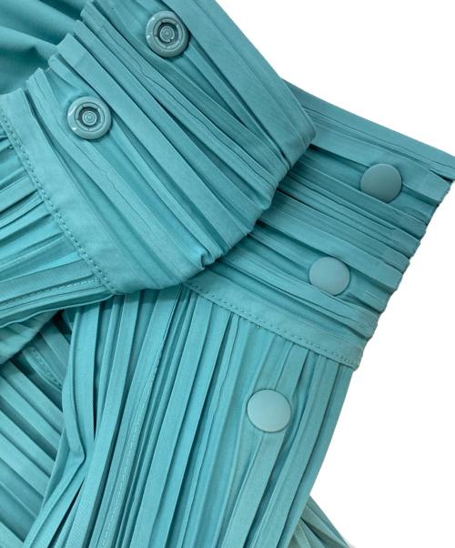 PLEATS PLEASE（プリーツプリーズ）PLEATS PLEASE (プリーツプリーズ) プリーツジャケット ブルー サイズ:3の古着・服飾アイテム