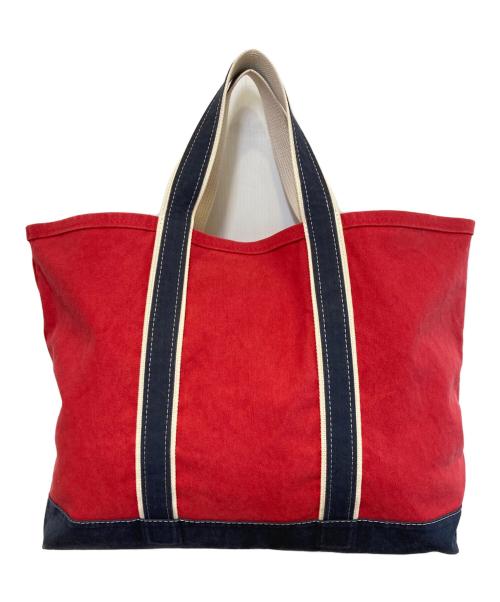 SITA PARANTICA（シータパランティカ）SITA PARANTICA (シータパランティカ) キャンバストートバッグ レッドの古着・服飾アイテム