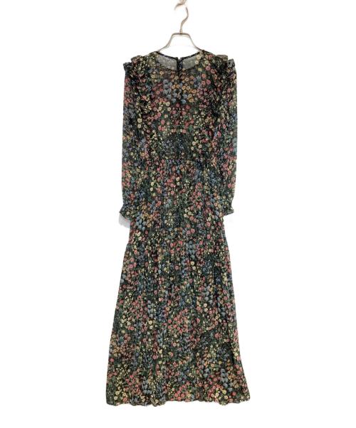 SEVEN TEN by MIHO KAWAHITO（セブン テン バイ ミホ カワヒト）SEVEN TEN by MIHO KAWAHITO (セブン テン バイ ミホ カワヒト) フラワープリントドレス マルチカラー サイズ:Mの古着・服飾アイテム