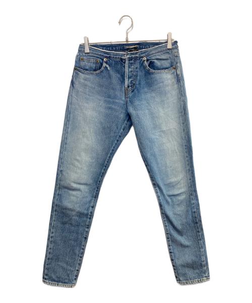 Saint Laurent Paris（サンローランパリ）Saint Laurent Paris (サンローランパリ) ウォッシュ加工デニムパンツ インディゴ サイズ:27の古着・服飾アイテム