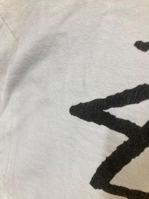 stussy（ステューシー）stussy (ステューシー) FRAGMENT DESIGN (フラグメントデザイン) ONE WORLD ONE LOVE ONE HEART TEE ホワイト サイズ:XLの古着・服飾アイテム