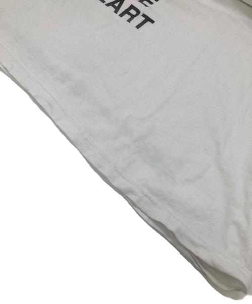 stussy（ステューシー）stussy (ステューシー) FRAGMENT DESIGN (フラグメントデザイン) ONE WORLD ONE LOVE ONE HEART TEE ホワイト サイズ:XLの古着・服飾アイテム