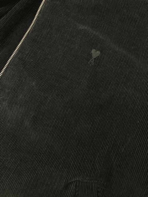 AMI Alexandre Mattiussi（アミアレクサンドルマテュッシ）AMI Alexandre Mattiussi (アミアレクサンドルマテュッシ) Ami De Coeur パデッドジップジャケット ブラック サイズ:Lの古着・服飾アイテム