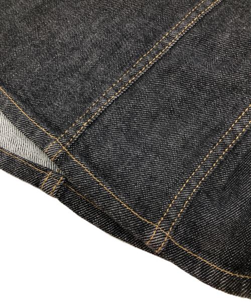 BURBERRY LONDON（バーバリーロンドン）BURBERRY LONDON (バーバリーロンドン) デニムダブルショートコート ブラック サイズ:40の古着・服飾アイテム