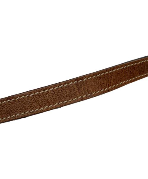 Salvatore Ferragamo（サルヴァトーレ フェラガモ）Salvatore Ferragamo (サルヴァトーレ フェラガモ) CAGE BAG ブラウン×ベージュの古着・服飾アイテム