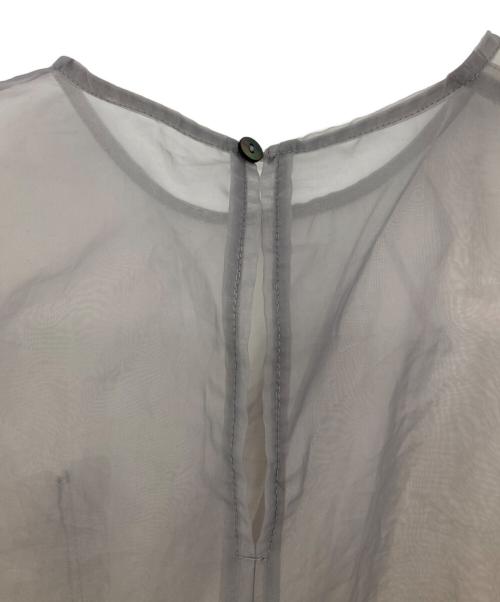 HeRIN.CYE（ヘリンドットサイ）HeRIN.CYE (ヘリンドットサイ) Sheer many frill vest グレー サイズ:FREEの古着・服飾アイテム