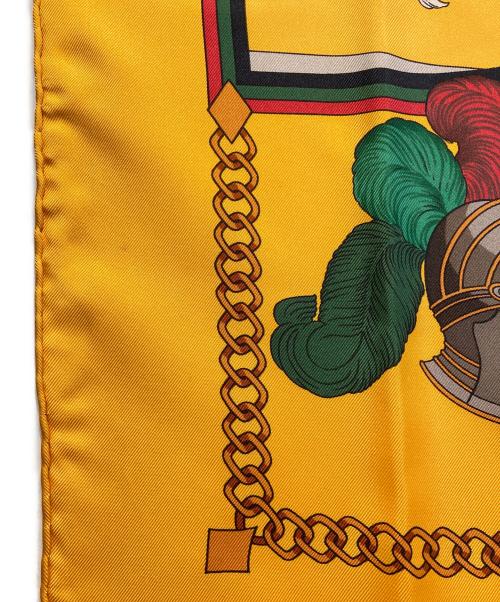 HERMES（エルメス）HERMES (エルメス) カレ90 イエローの古着・服飾アイテム