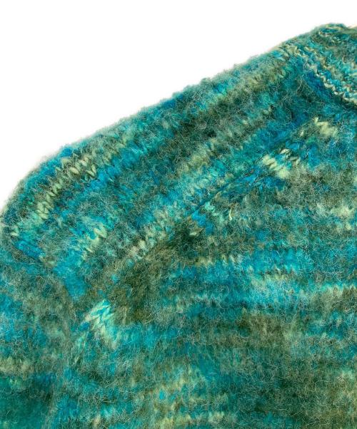 thisisneverthat（ディスイズネバーザット）thisisneverthat (ディスイズネバーザット) Static Knit Sweater グリーン サイズ:Mの古着・服飾アイテム