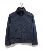 POLO RALPH LAURENポロ・ラルフローレン）の古着「スタンドカラージップジャケット」｜ネイビー