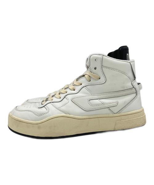 DIESEL（ディーゼル）DIESEL (ディーゼル) S-UKIYO MID ホワイト サイズ:US8.5の古着・服飾アイテム