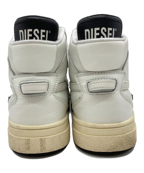 DIESEL（ディーゼル）DIESEL (ディーゼル) S-UKIYO MID ホワイト サイズ:US8.5の古着・服飾アイテム