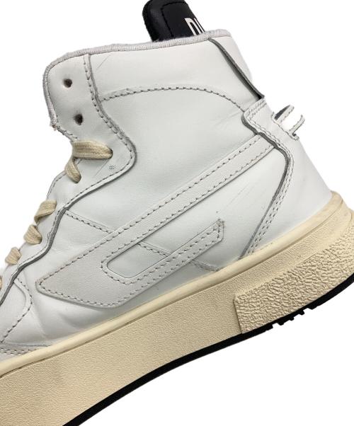 DIESEL（ディーゼル）DIESEL (ディーゼル) S-UKIYO MID ホワイト サイズ:US8.5の古着・服飾アイテム
