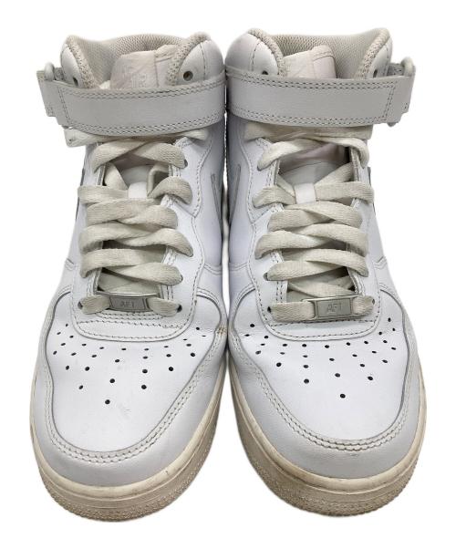 NIKE（ナイキ）NIKE (ナイキ) WMNS AIR FORCE 1 '07 MID ホワイト サイズ:US8の古着・服飾アイテム