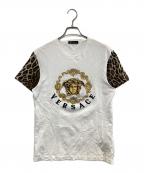 VERSACEヴェルサーチェ）の古着「メデューサ刺繍カットソー」｜ホワイト