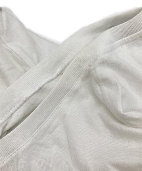 VERSACE（ヴェルサーチェ）VERSACE (ヴェルサーチェ) メデューサ刺繍カットソー ホワイト サイズ:Sの古着・服飾アイテム