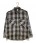 DEER CREEK（ディアークリーク）の古着「［古着］ブロックチェックネルシャツ」｜ブラック×グレー