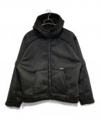 ）の古着「Sherpa Suede Hooded Jacket」｜ブラック