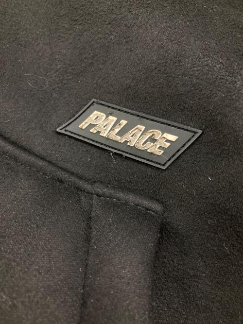 PALACE（パレス）PALACE (パレス) Sherpa Suede Hooded Jacket ブラック サイズ:Mの古着・服飾アイテム