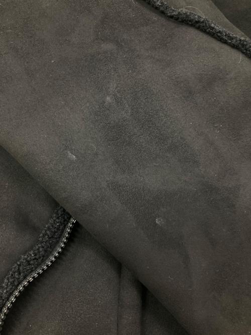 PALACE（パレス）PALACE (パレス) Sherpa Suede Hooded Jacket ブラック サイズ:Mの古着・服飾アイテム