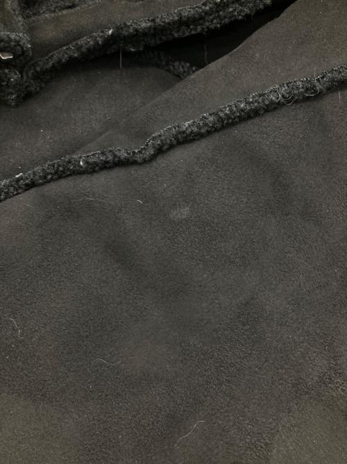 PALACE（パレス）PALACE (パレス) Sherpa Suede Hooded Jacket ブラック サイズ:Mの古着・服飾アイテム