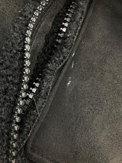 PALACE（パレス）PALACE (パレス) Sherpa Suede Hooded Jacket ブラック サイズ:Mの古着・服飾アイテム