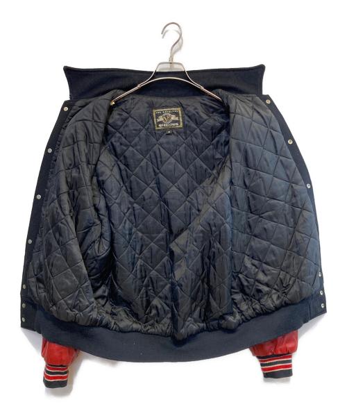 Holloway（ホロウェイ）Holloway (ホロウェイ) ［古着］スタジャン ネイビー×レッド サイズ:Mの古着・服飾アイテム