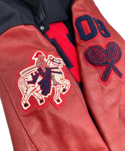 Holloway（ホロウェイ）Holloway (ホロウェイ) ［古着］スタジャン ネイビー×レッド サイズ:Mの古着・服飾アイテム