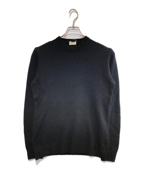 HELMUT LANG（ヘルムートラング）HELMUT LANG (ヘルムートラング) クルーネックウールニット ブラック サイズ:Sの古着・服飾アイテム