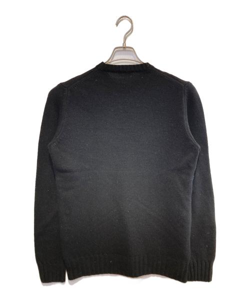 HELMUT LANG（ヘルムートラング）HELMUT LANG (ヘルムートラング) クルーネックウールニット ブラック サイズ:Sの古着・服飾アイテム