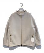 Nobleノーブル）の古着「MTRレイズドネックジップコート」｜ホワイト