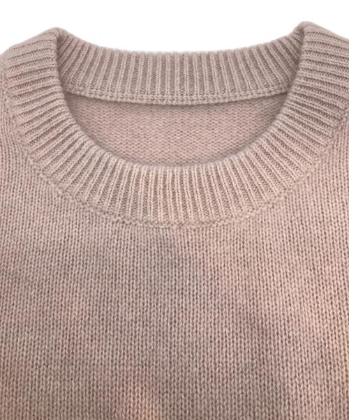 Noble（ノーブル）Noble (ノーブル) YAKクルーネックプルオーバー ピンク サイズ:F 未使用品の古着・服飾アイテム