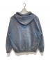 X-LARGE (エクストララージ) PIGMENT DYED EMBOSS LOGO ZIP HOODED SWEAT ブルー サイズ:XL：6000円