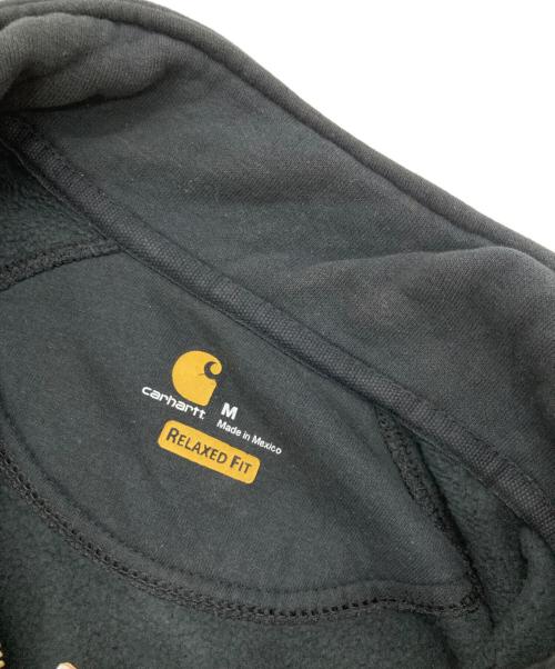 CarHartt（カーハート）CarHartt (カーハート) ハーフジップスウェット ブラック サイズ:Mの古着・服飾アイテム