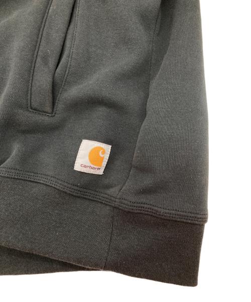 CarHartt（カーハート）CarHartt (カーハート) ハーフジップスウェット ブラック サイズ:Mの古着・服飾アイテム