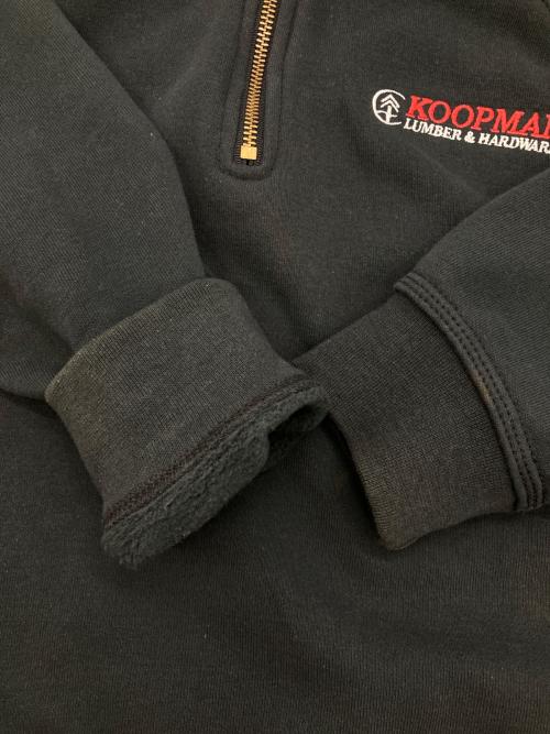 CarHartt（カーハート）CarHartt (カーハート) ハーフジップスウェット ブラック サイズ:Mの古着・服飾アイテム