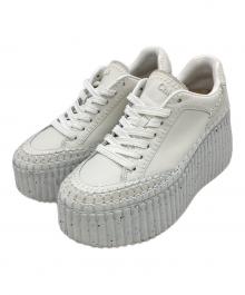 Chloe（クロエ）の古着「NAMAウェッジスニーカー」｜ホワイト