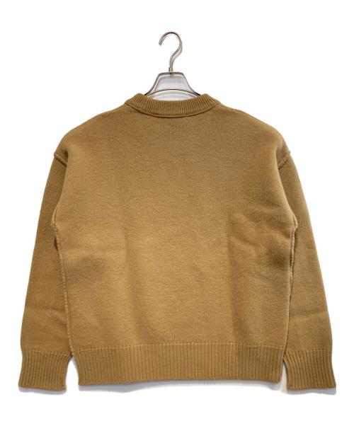 AMI Alexandre Mattiussi（アミアレクサンドルマテュッシ）AMI Alexandre Mattiussi (アミアレクサンドルマテュッシ) Ami De Coeur クルーネック セーター ブラウン サイズ:Mの古着・服飾アイテム