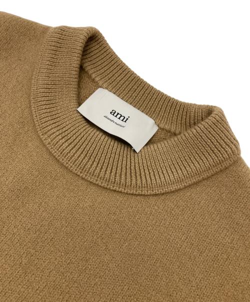 AMI Alexandre Mattiussi（アミアレクサンドルマテュッシ）AMI Alexandre Mattiussi (アミアレクサンドルマテュッシ) Ami De Coeur クルーネック セーター ブラウン サイズ:Mの古着・服飾アイテム