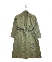 allureville（アルアバイル）の古着「マルタンガルバックフレアコート」｜カーキ