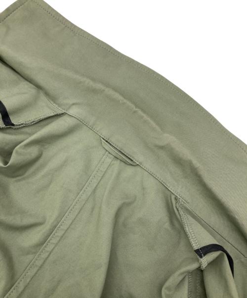 allureville（アルアバイル）allureville (アルアバイル) マルタンガルバックフレアコート カーキ サイズ:Mの古着・服飾アイテム