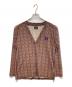 Needles（ニードルズ）の古着「V Neck Cardigan」｜ブラウン