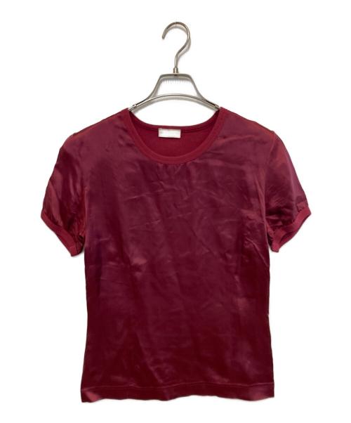 DRIES VAN NOTEN（ドリスヴァンノッテン）DRIES VAN NOTEN (ドリスヴァンノッテン) 異素材ドッキングカットソー レッド サイズ:不明の古着・服飾アイテム