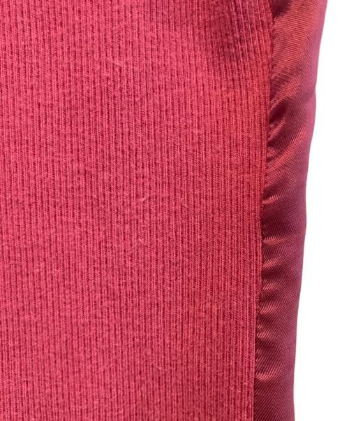 DRIES VAN NOTEN（ドリスヴァンノッテン）DRIES VAN NOTEN (ドリスヴァンノッテン) 異素材ドッキングカットソー レッド サイズ:不明の古着・服飾アイテム