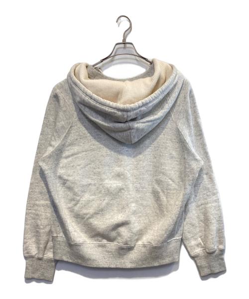 Fake As Flowers（フェイク アス フラワーズ）Fake As Flowers (フェイク アス フラワーズ) Raglan Sleeve Hoodie グレー サイズ:2の古着・服飾アイテム