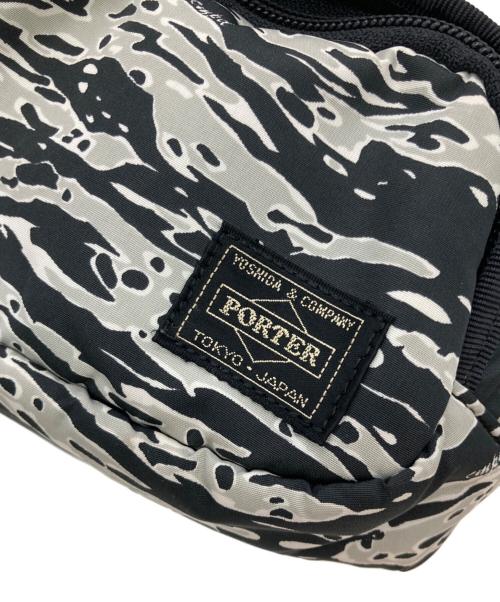 PORTER（ポーター）PORTER (ポーター) cmpd (シーエムピーディー) ウエストポーチ ブラックの古着・服飾アイテム