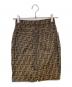 FENDI (フェンディ) ズッカ柄タイトスカート ブラウン サイズ:INCH 26：15000円