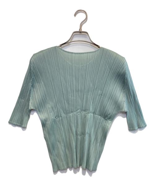 PLEATS PLEASE（プリーツプリーズ）PLEATS PLEASE (プリーツプリーズ) プリーツカットソー ブルー サイズ:3の古着・服飾アイテム